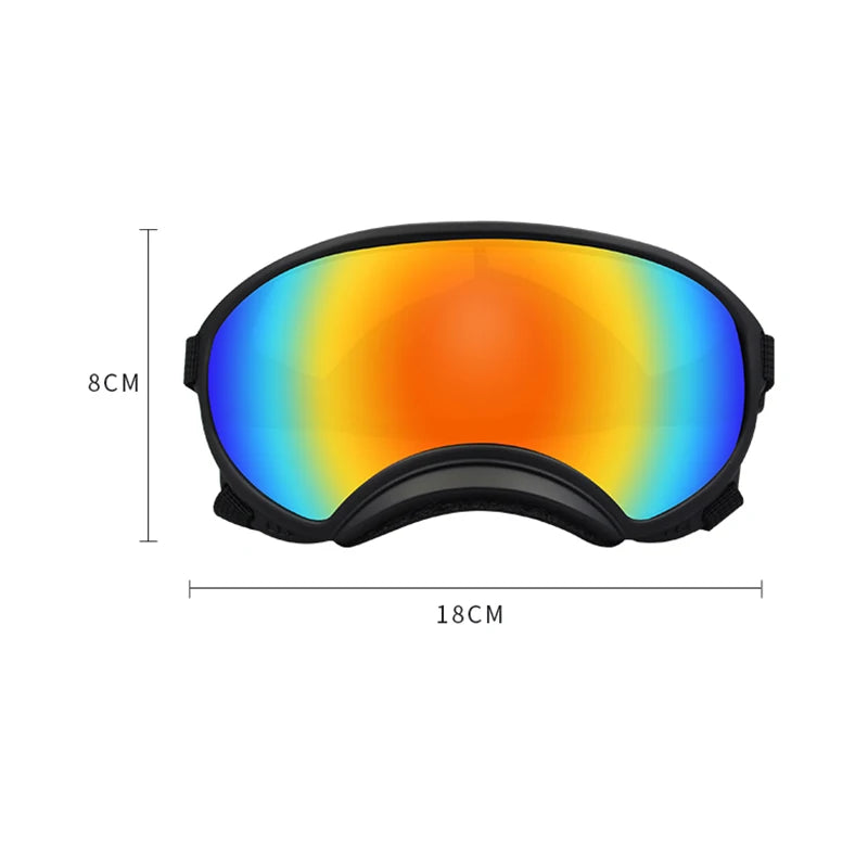 Dog Goggles Sunglasses Anti-Uv Sun Glasses Eyewear Protection Adjustable Windproof Sunglasses Pet Dog Supplies for Travel