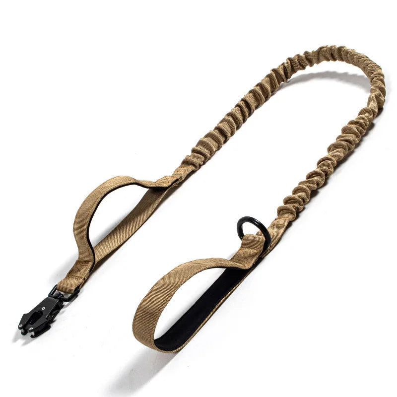 Pet Products Dog Buckle Breath Ability Nylon Collar Traction Rope Adjustable Military Pets Collars with Handle Training Walking
